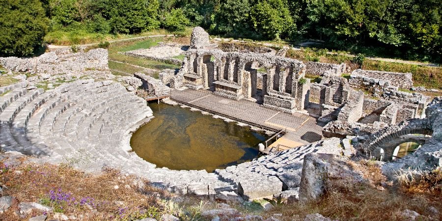 L'antico Anfiteatro di Butrinto
