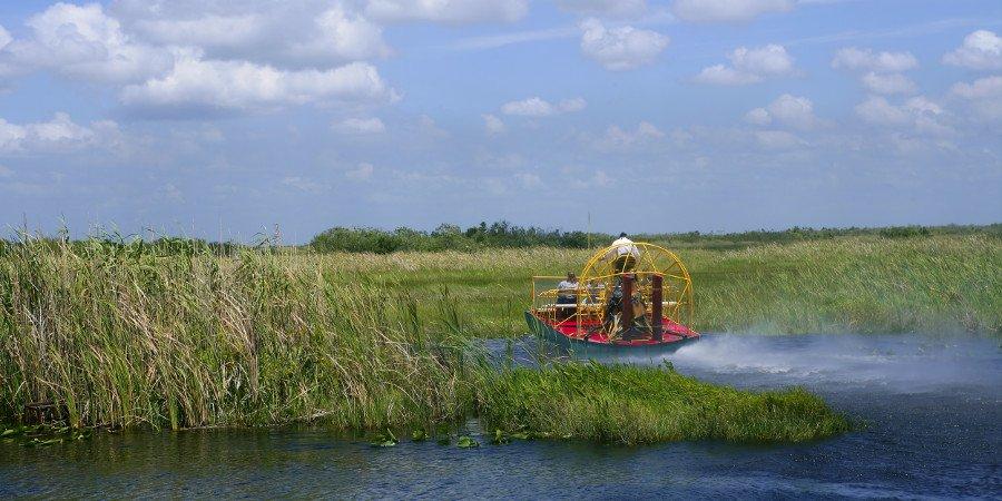Airboat nell’Everglades National Park
